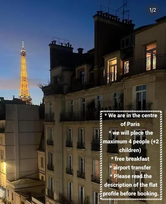 Ferienwohnung Studio Lumineux Vue Tour Eiffel Paris
